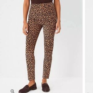 Ann Taylor Leopard Corduroy Pants, 6P